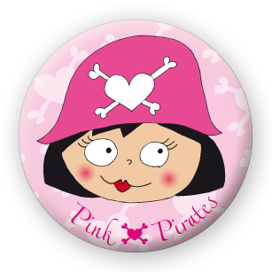 Button Piratin Lila