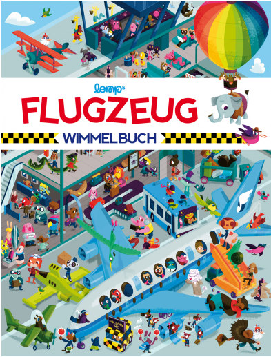 Flugzeug Wimmelbuch
