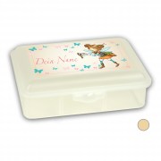 Personalisierte Lunchbox - Amalia beige